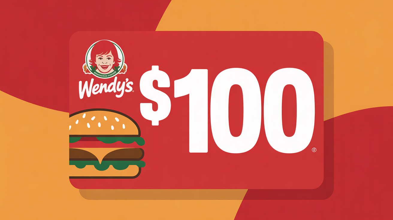 $100 Wendy's Gift Card